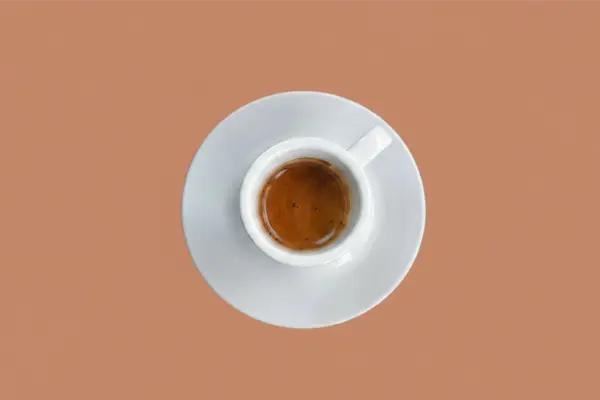 Authentic Italian espresso coffee served in a small cup, rich and freshly brewed traditional café experience